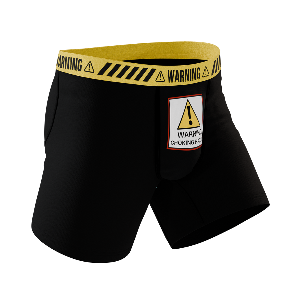 The Choking Hazard | Caution Sign Ball Hammock® Pouch Underwear - Shinesty