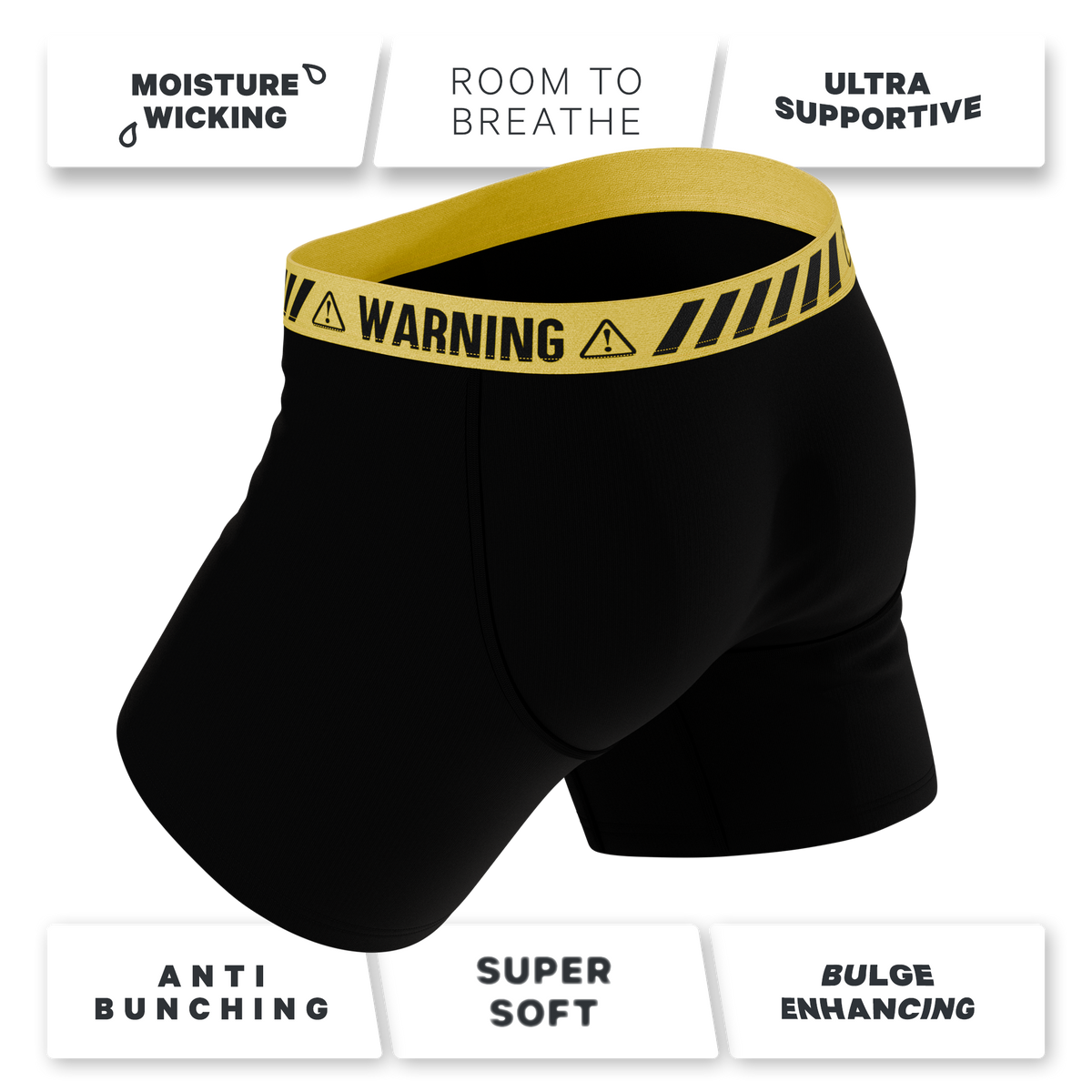 The Choking Hazard | Caution Sign Ball Hammock® Pouch Underwear - Shinesty