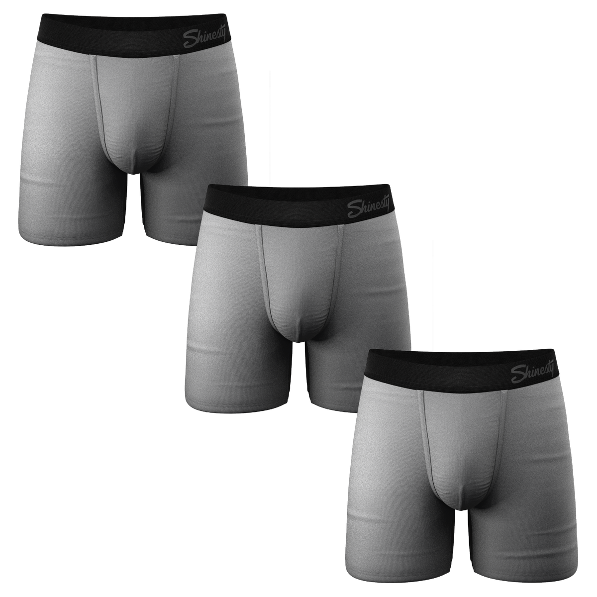 The Christian Grey | Grey Ball Hammock® Boxer Brief 3 Pack - Shinesty