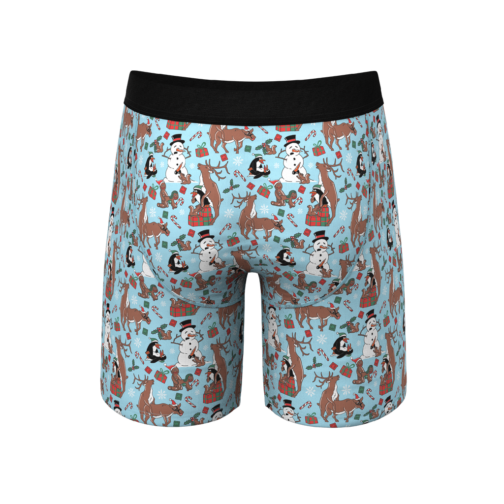 The Christmas Key Party | Christmas Characters Ball Hammock® Boxer - Long Leg - Shinesty