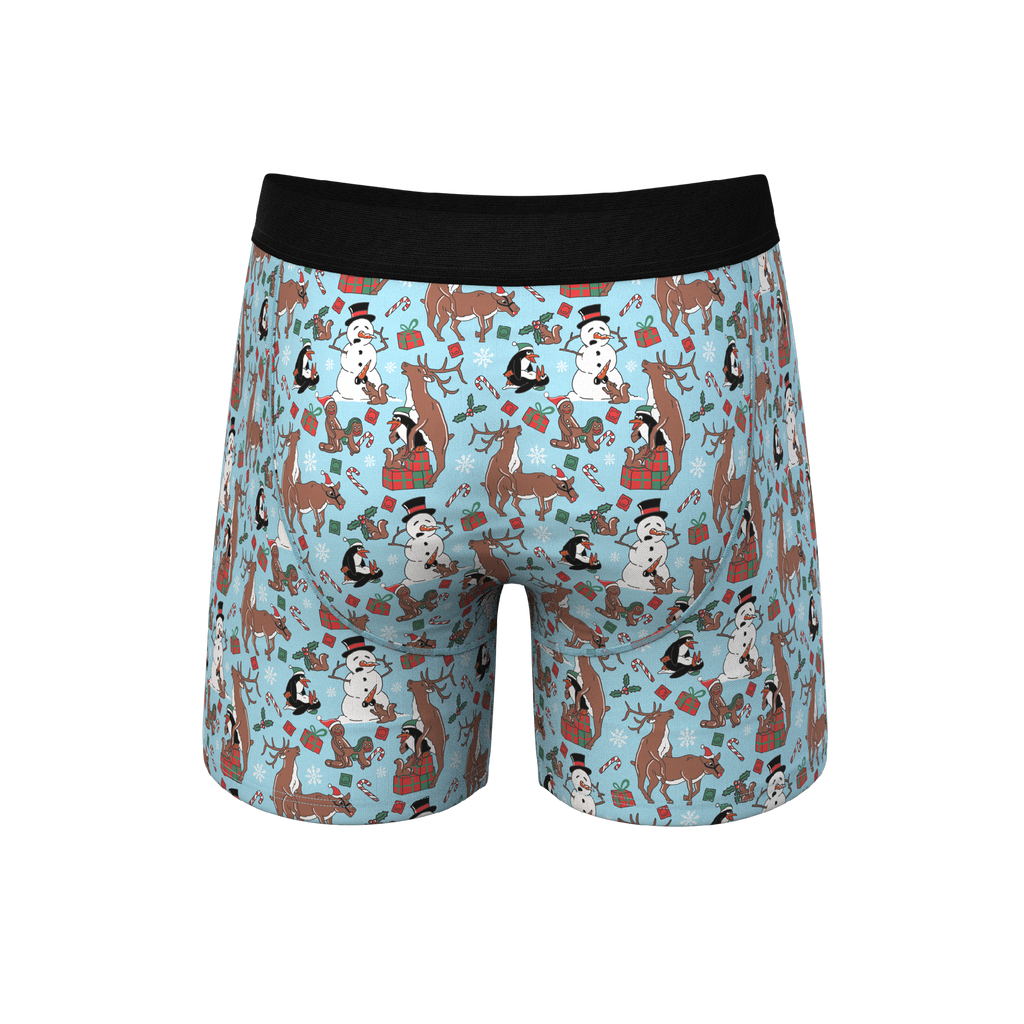 The Christmas Key Party | Christmas Characters Ball Hammock® Pouch Underwear With Fly - Shinesty