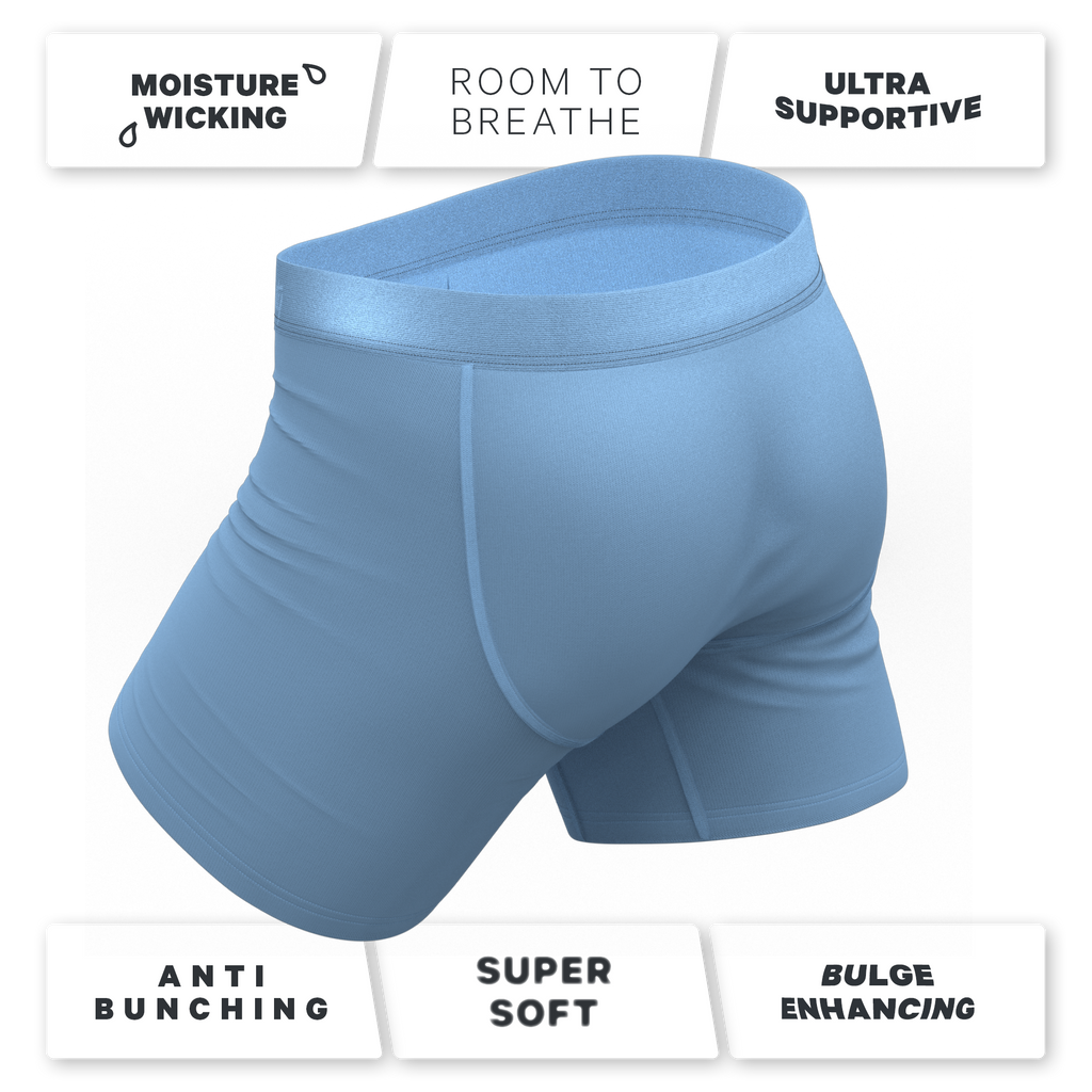 The Clear Skies | Light Blue Tonal Ball Hammock® Pouch Underwear - Shinesty