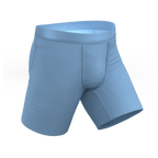 The Clear Skies | Light Blue Tonal Ball Hammock® Boxer - Long Leg - Shinesty