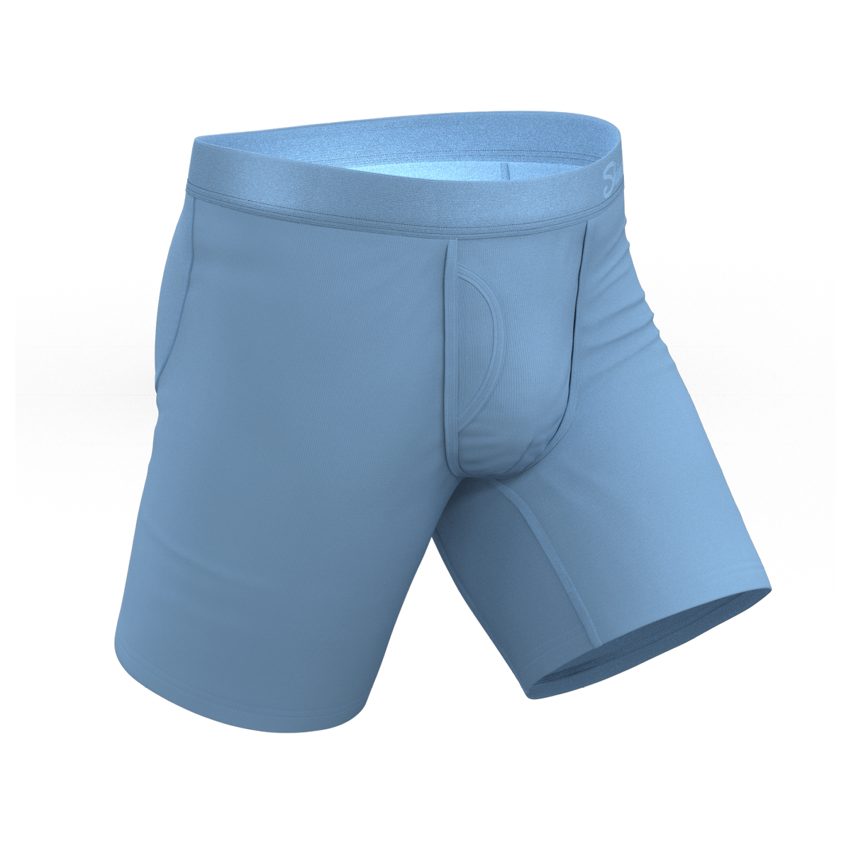 The Clear Skies | Light Blue Tonal Ball Hammock® Boxer - Long Leg - Shinesty
