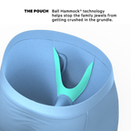 The Clear Skies | Light Blue Tonal Ball Hammock® Boxer - Long Leg - Shinesty