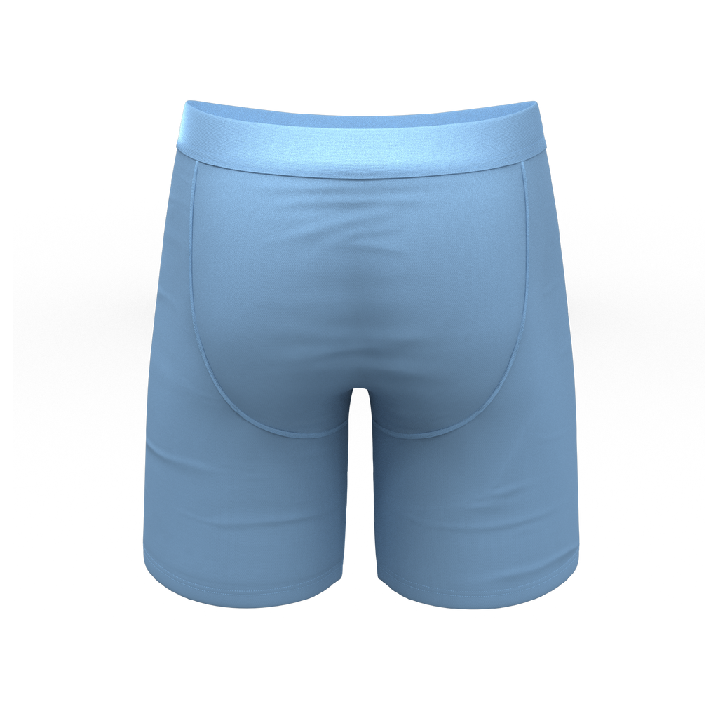 The Clear Skies | Light Blue Tonal Ball Hammock® Boxer - Long Leg - Shinesty