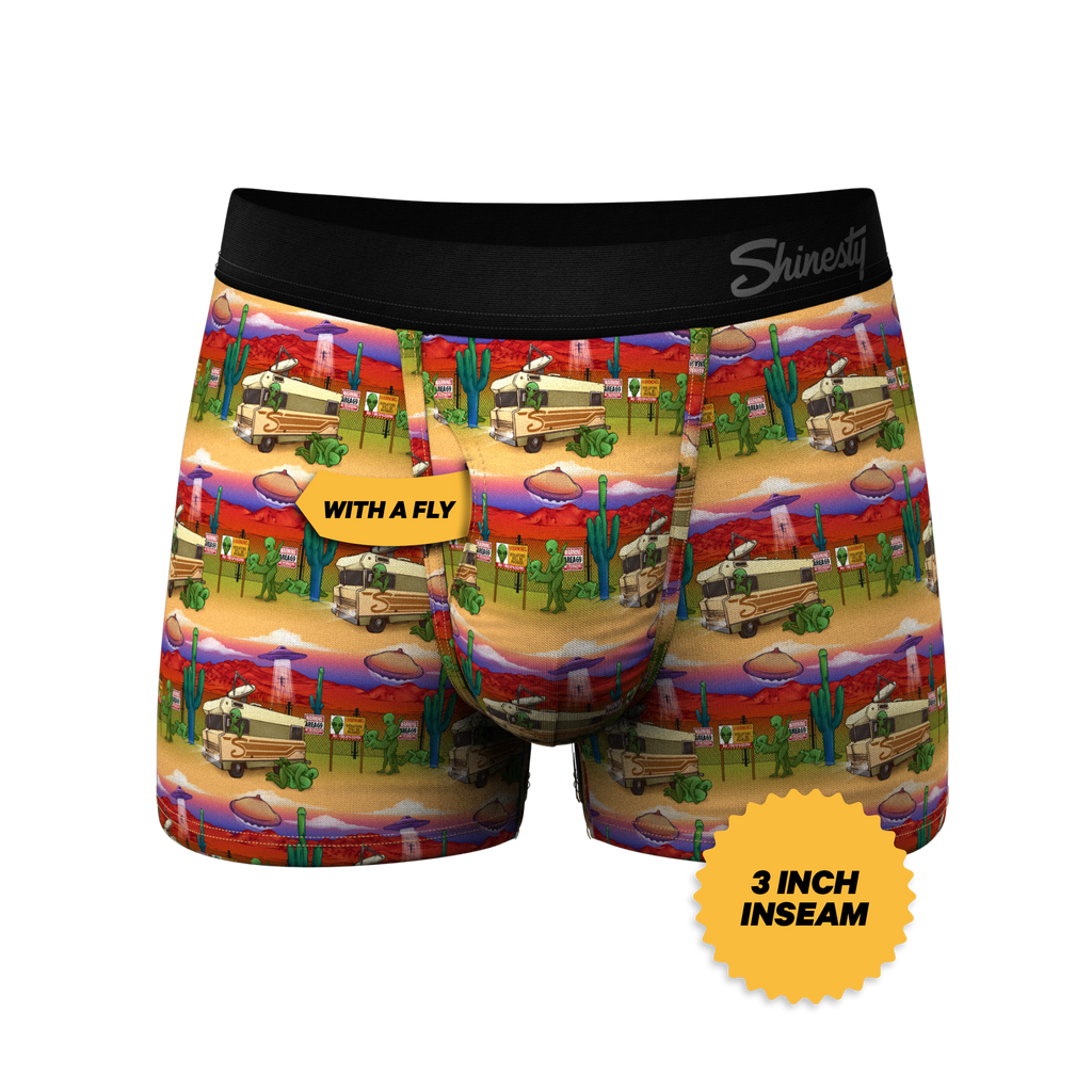 The Close Encounter | Alien Ball Hammock® Pouch Trunks Underwear - Shinesty