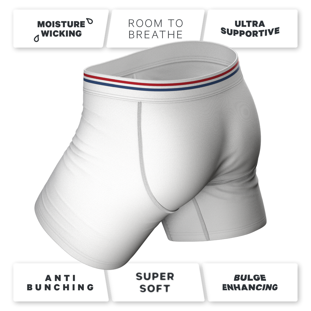 The Cloud 9 | Solid White Ball Hammock® Pouch Underwear - Shinesty