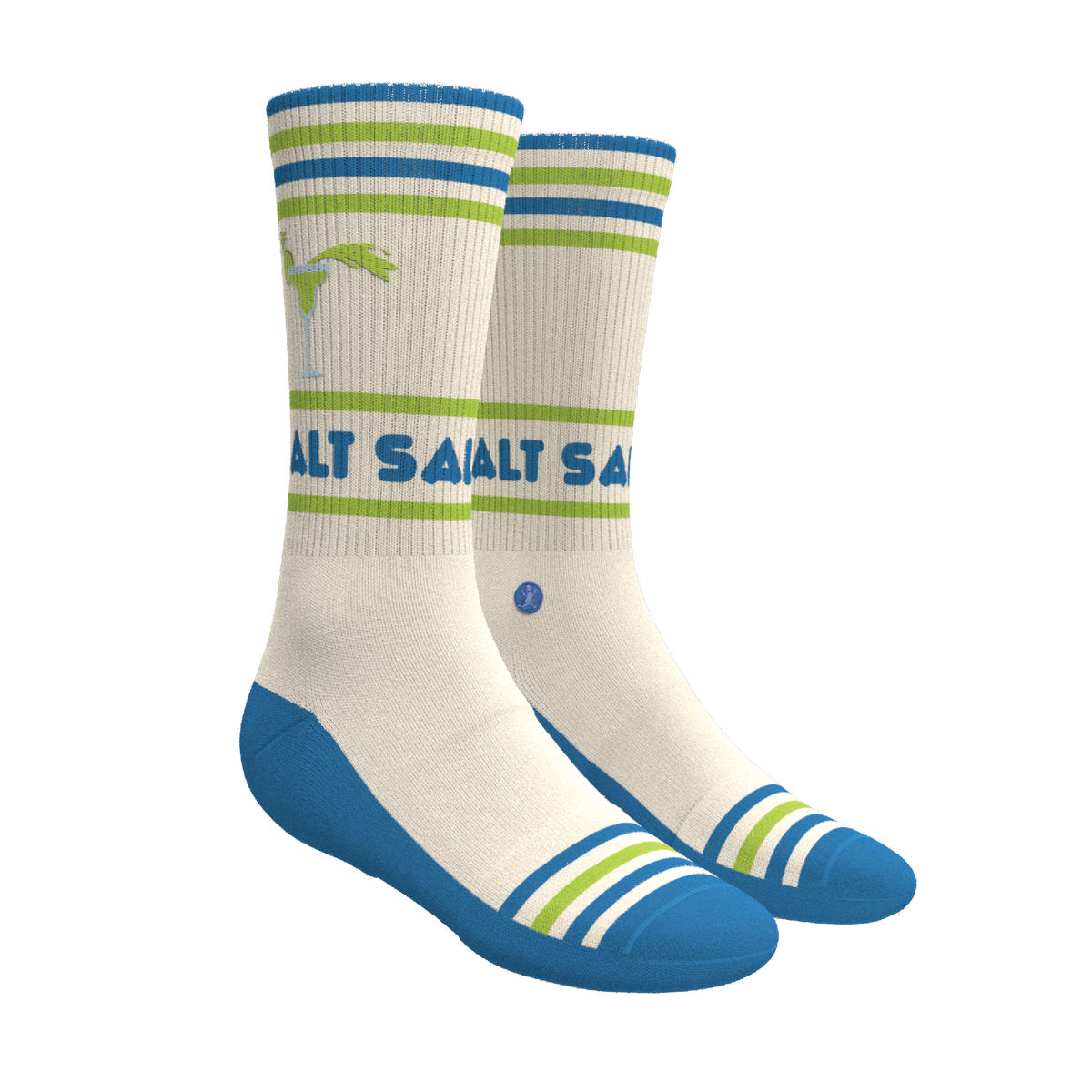 The Cocktail Hour | Shinesty x Margaritaville® Heel Hammock™ Crew Socks - Shinesty