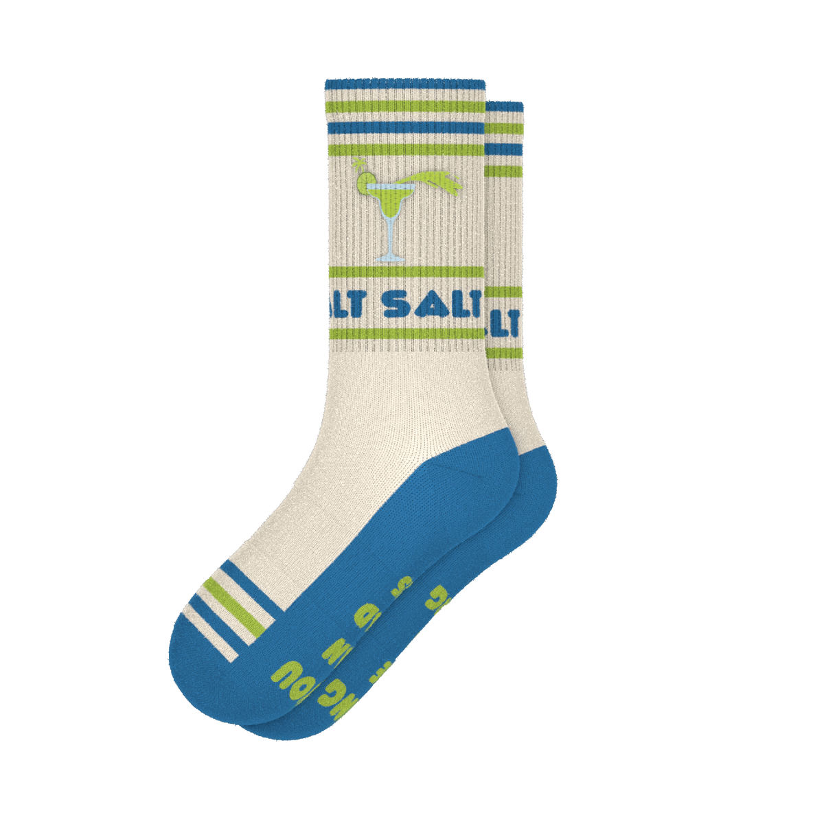 The Cocktail Hour | Shinesty x Margaritaville® Heel Hammock™ Crew Socks - Shinesty