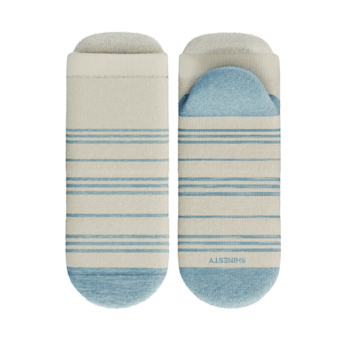 The College Ruled | Stripe Heel Hammock™ Ankle Socks - Shinesty