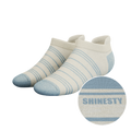 The College Ruled | Stripe Heel Hammock™ Ankle Socks - Shinesty