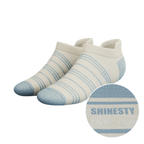 The College Ruled | Stripe Heel Hammock™ Ankle Socks - Shinesty