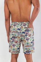 The Come Monday | Shinesty x Margaritaville® Ball Hammock® Pouch 8" Swim Trunks - Shinesty