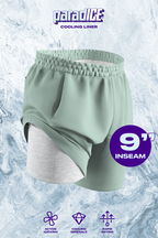 The Concrete Jungle | Sage Ball Hammock® 9 Inch Athletic Shorts - Shinesty