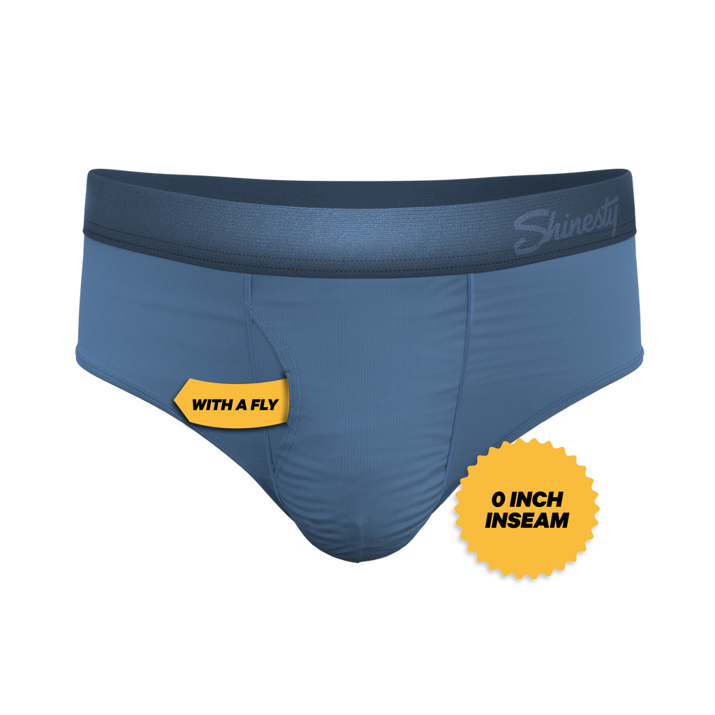 The Cool Cobalt | Slate Blue Ball Hammock® Pouch Underwear Briefs - Shinesty