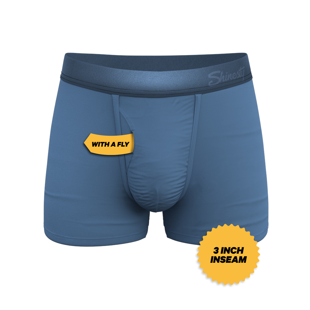 The Cool Cobalt | Slate Blue Ball Hammock® Pouch Trunks Underwear - Shinesty