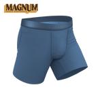 The Cool Cobalt | Slate Blue Ball Hammock® Magnum Big Pouch Underwear - Shinesty