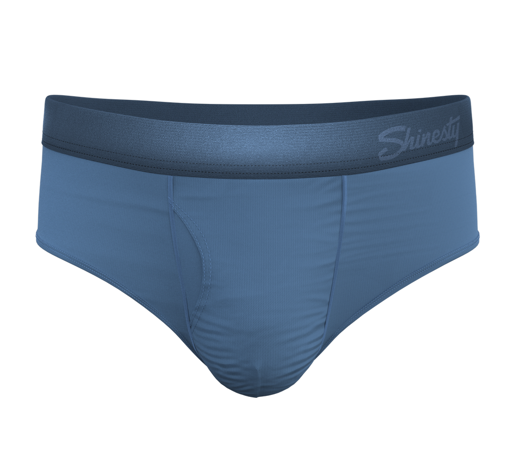 The Cool Cobalt | Slate Blue Ball Hammock® Pouch Underwear Briefs - Shinesty
