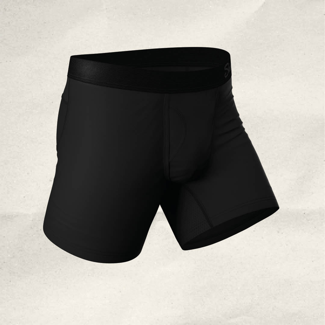 The Threat Level Midnight | Black paradICE™ Cooling Ball Hammock® Underwear - Shinesty