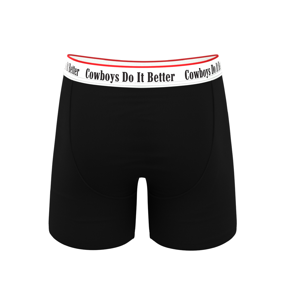 The Cowboys Do It Better | Black Shinesty x Diamond Cross Ranch Ball Hammock® Pouch Underwear With Fly - Shinesty