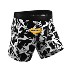 The Cowmasutra | Naughty Abstract Ball Hammock® Pouch Underwear With Fly - Shinesty
