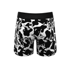 The Cowmasutra | Naughty Abstract Ball Hammock® Pouch Underwear With Fly - Shinesty