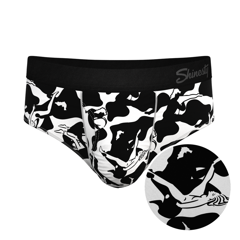 The Cowmasutra | Naughty Abstract Ball Hammock® Pouch Underwear Briefs - Shinesty