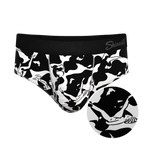 The Cowmasutra | Naughty Abstract Ball Hammock® Pouch Underwear Briefs - Shinesty