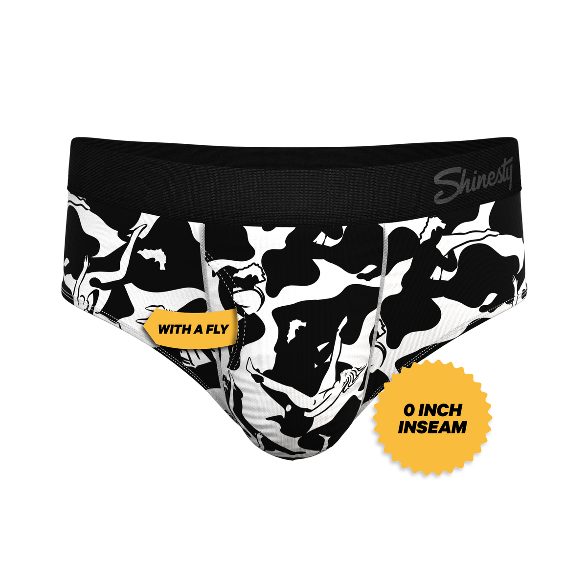 The Cowmasutra | Naughty Abstract Ball Hammock® Pouch Underwear Briefs - Shinesty