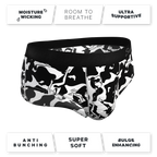 The Cowmasutra | Naughty Abstract Ball Hammock® Pouch Underwear Briefs - Shinesty