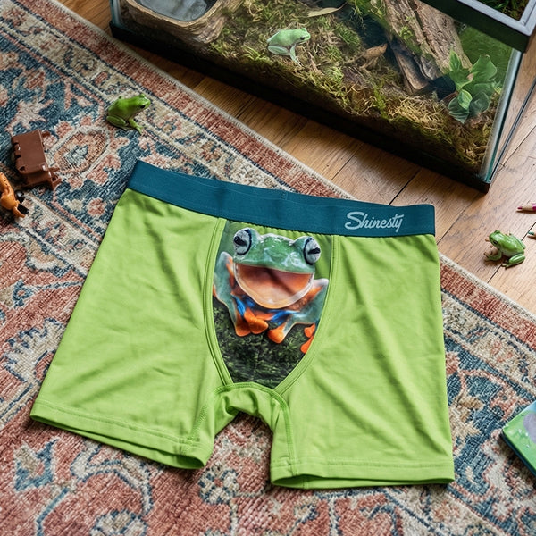 The Crazy For Crickets | Frog Youth Boxer Briefs - Shinesty