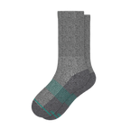 The Intramural Champ | Gray Stay Weird Heel Hammock™ Crew Socks - Shinesty