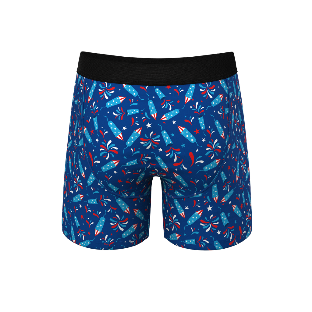 The Crotch Rocket | USA Firecracker Ball Hammock® Pouch Underwear - Shinesty