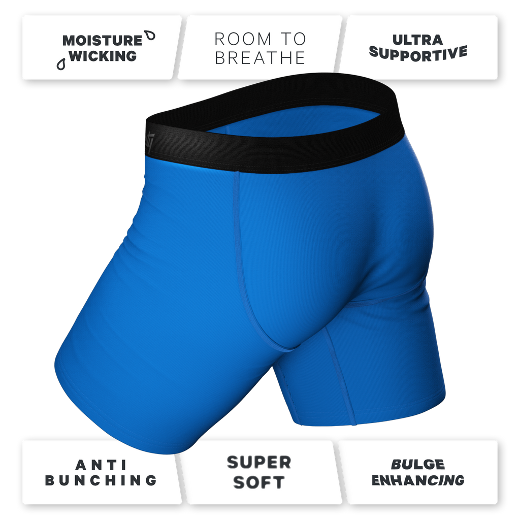 The Crown Jewels | Royal Blue Ball Hammock® Boxer - Long Leg - Shinesty