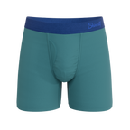The Curacao | Teal Ball Hammock® Pouch Underwear With Fly - Shinesty