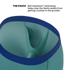The Curacao | Teal Ball Hammock® Boxer - Long Leg - Shinesty