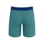 The Curacao | Teal Ball Hammock® Boxer - Long Leg - Shinesty