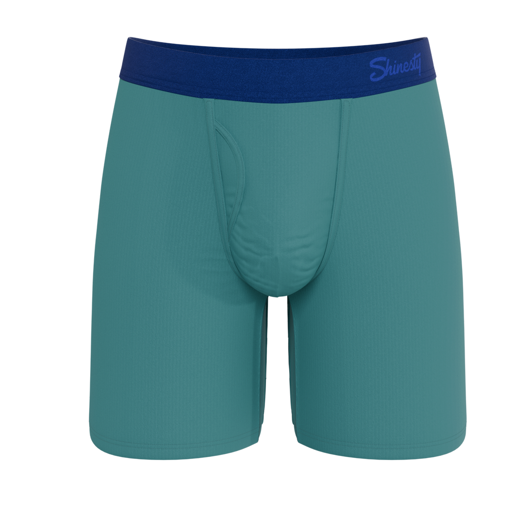 The Curacao | Teal Ball Hammock® Boxer - Long Leg - Shinesty
