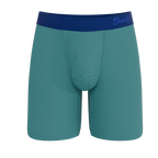 The Curacao | Teal Ball Hammock® Boxer - Long Leg - Shinesty