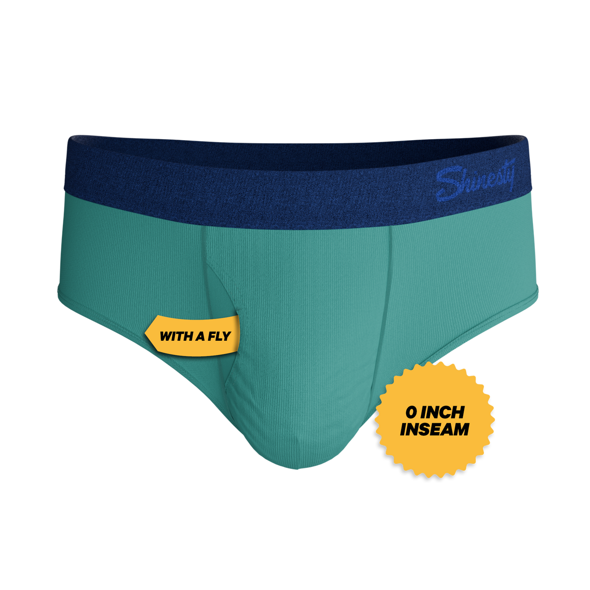The Curacao | Teal Ball Hammock® Pouch Underwear Briefs - Shinesty