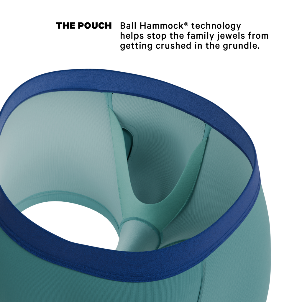 The Curacao | Teal Ball Hammock® Pouch Trunks Underwear - Shinesty