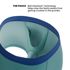 The Curacao | Teal Ball Hammock® Pouch Trunks Underwear - Shinesty