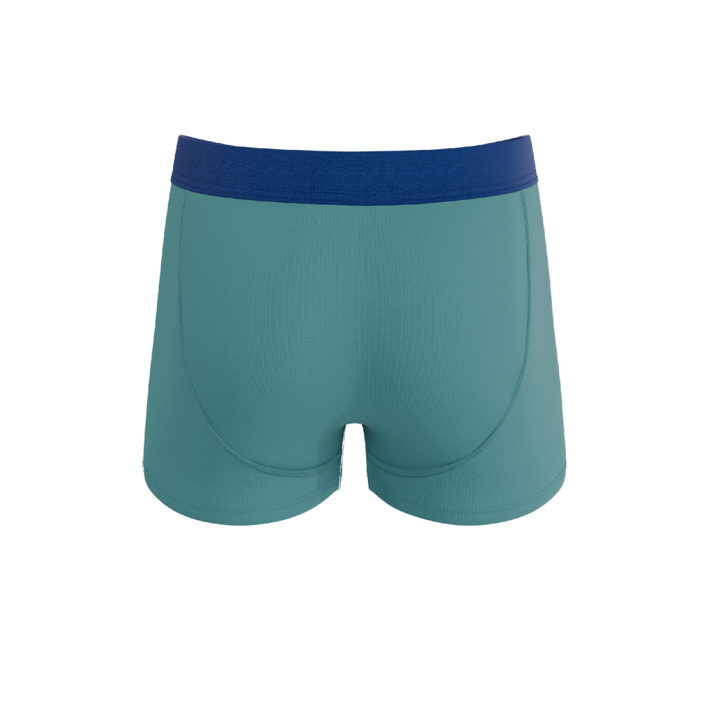 The Curacao | Teal Ball Hammock® Pouch Trunks Underwear - Shinesty