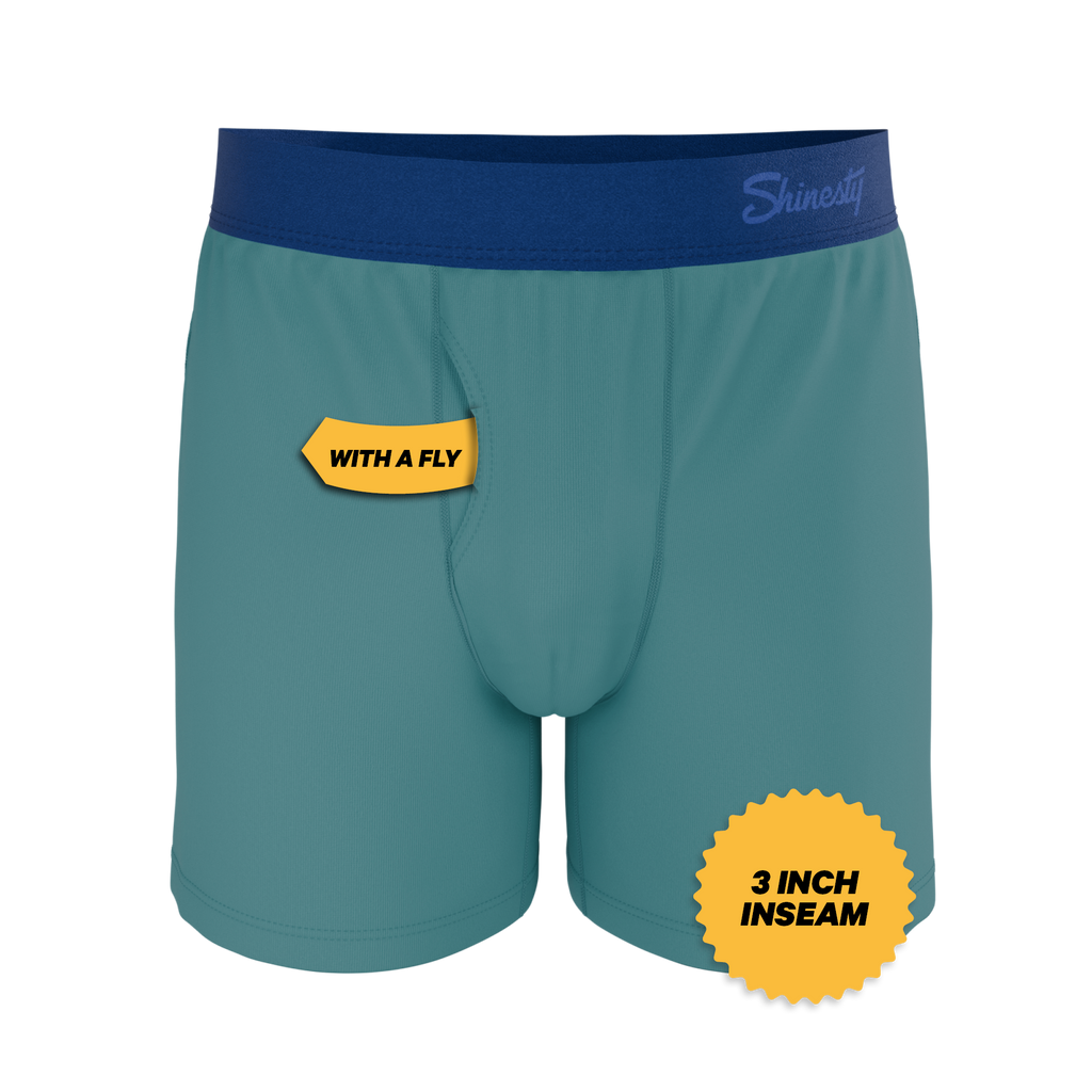 The Curacao | Teal Boxers - Shinesty