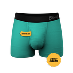 The Cyantific Theory | Turquoise Ball Hammock® Pouch Trunks Underwear - Shinesty