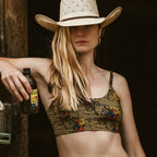 The 1912 | Western Shinesty x Diamond Cross Ranch Boob Hammock™ Scoop Bralette - Shinesty