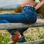The Cowboys Do It Better | Black Shinesty x Diamond Cross Ranch Thong Underwear with Waistband - Shinesty