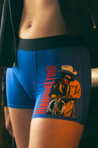 The Jackson | Blue Cowboy Shinesty x Diamond Cross Ranch Women’s Boxers - Shinesty