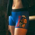 The Jackson | Blue Cowboy Shinesty x Diamond Cross Ranch Women’s Boxers - Shinesty